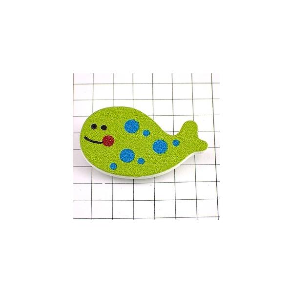 ピンズ・鯨クジラ木製