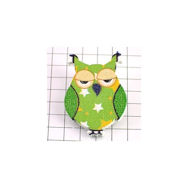 ピンズ・フクロウ梟ミミズク木製