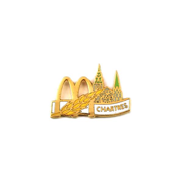 ピンバッジ・マクドナルド小麦シャルトル大聖堂世界遺産◇フランス限定