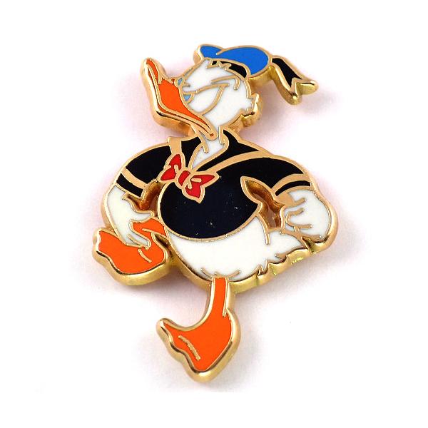 ピンバッジ・ドナルドダック漫画ディズニー怒る DISNEY DONALD
