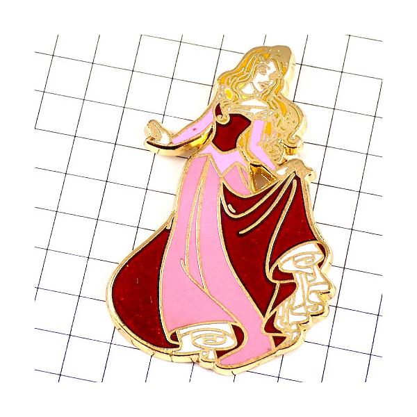 レア】DisneyAuctions スティッチ&眠れる森の美女柄 ピンバッジ