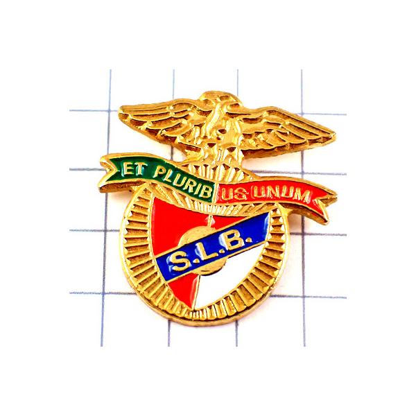 ピンバッジ・ベンフィカ鷲イーグルわし鳥サッカー紋章ゴールド金色
