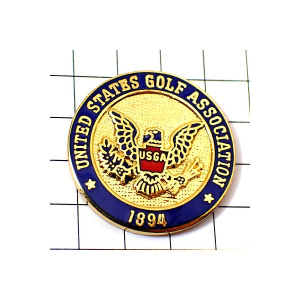 ピンバッジ・ゴルフ協会アメリカ鷲イーグル鳥わし印 UNITED-STATES