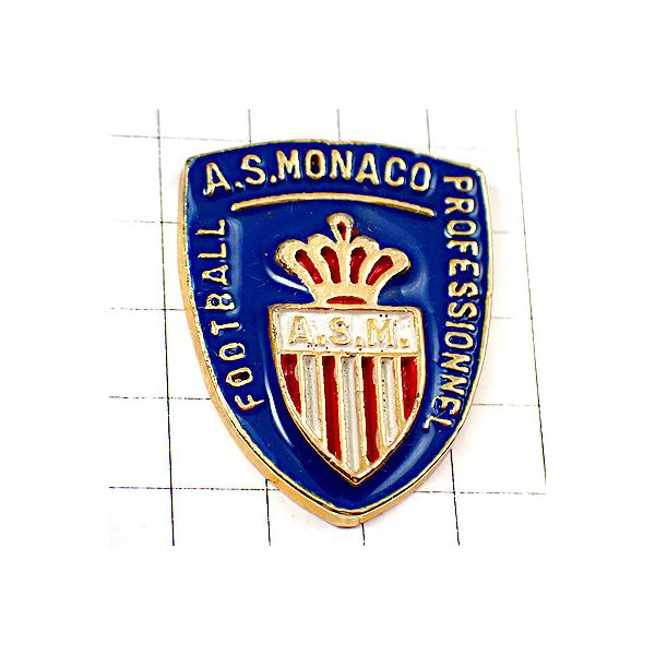 ピンバッジ・モナコ公国サッカークラブの紋章 AS-MONACO MONACO