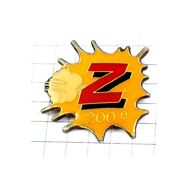 ピンバッジ・アルファベットZ自転車レース白い煙◇フランス限定ピンズ
