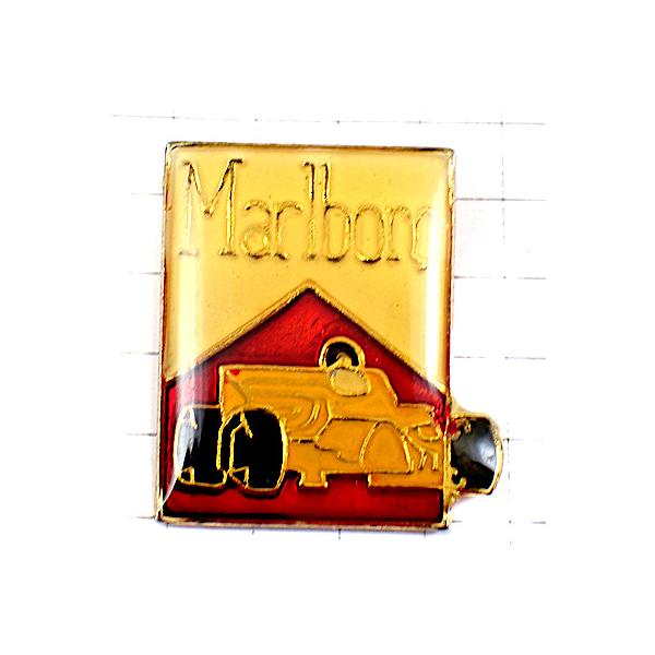ピンバッジ・マルボロたばこ煙草レースF1車 MARLBORO◇フランス限定