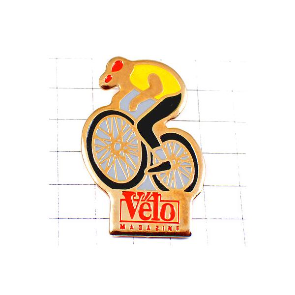 ピンバッジ・マイヨジョーヌ黄色シャツ自転車雑誌 VELO MAGAZINE LE