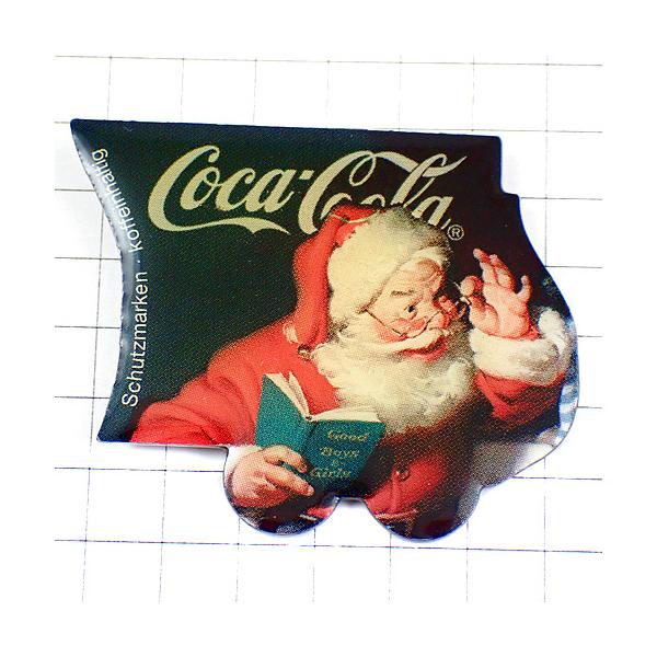 ピンバッジ・クリスマスのサンタクロース本コカコーラ COCA-COLA SANTA