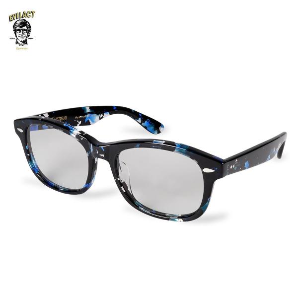 EVILACT(イーブルアクト) CYCLONE-05 ブルーデミフレームx調光スモークレンズ EVILACT(イーブルアクト) CYCLONE-05 ブルーデミフレームx調光スモーク