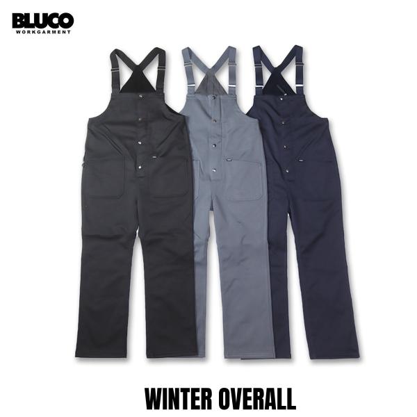 BLUCO/ブルコ　WINTER OVERALL ブラック　XL ブルコ/WINTER OVERALL (BLK)XL