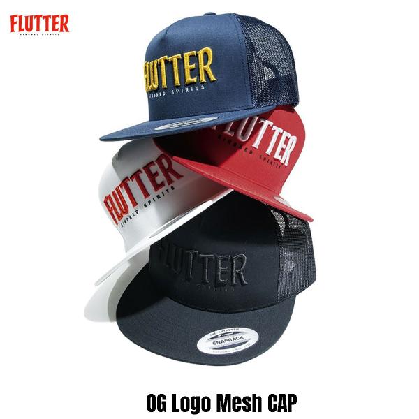 新品未使用　[FLUTTER] OG Logo Mesh CAP ホワイト 全4色【FLUTTER/フラッター】2024SS「OG Logo Mesh Cap/OGロゴ