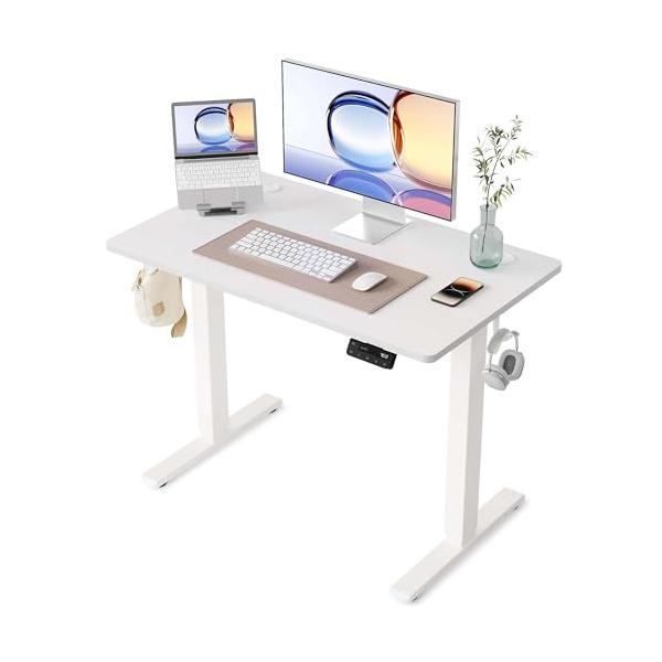 YIHAYO 昇降デスク 高さ70-115cm 幅100cm 奥行き60cm 電動