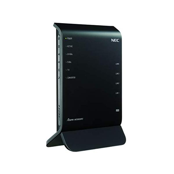 他サイト： NEC 11ac対応 1300＋600Mbps 無線LANルータ（親機単体）Aterm WG1900HP2 PA-WG1900HP2の商品画像