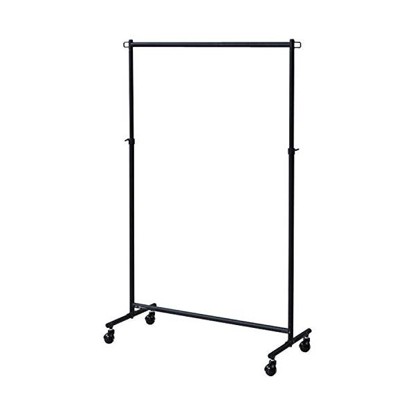 他サイト： 山善(YAMAZEN) ハンガーラック 頑丈 耐荷重85kg シングル 高さ伸縮 キャスター付き 衣類収納 品 幅96×奥行40.5×高さ105の商品画像