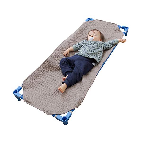 他サイト： ナイスデイ mofua(モフア) イブル コットカバー ライトブラウン M(58×101cm) 綿100% お昼寝 保育園 幼稚園 入園準備 ベの商品画像