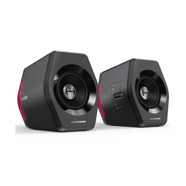 他サイト： Edifier G2000 ゲーミング スピーカー PC パソコン PS5 モニター用 Bluetooth/USB-A/3.5mm AUX有線無の商品画像