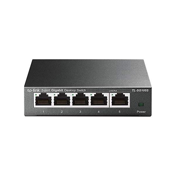 TP-Link 5ポート スイッチングハブ 10/100/1000Mbps ギガビット 金属筺体 設定不要 メーカーライ