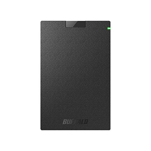 バッファロー BUFFALO USB3.2(Gen1)対応ポータブルHDD Type-Cケーブル付 2TB ブラック HD-PGAC2U3-BA