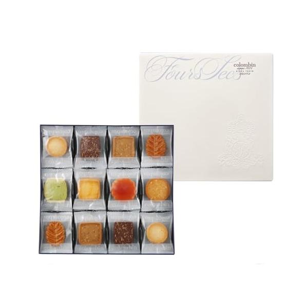 コロンバン フールセック ギフト 洋菓子 詰め合わせ 個包装 お菓子 銘店 プレゼント 缶 贅沢 褒美 クッキー50枚入