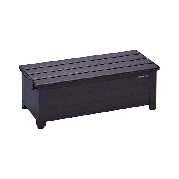 グリーンライフ(GREEN LIFE) ベンチストッカー 収納ベンチ(幅84×奥行36.5×高さ32cm 座面耐荷重100kg)物置 屋外収納 ボ