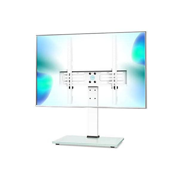 FITUEYES テレビスタンド 27〜55インチ対応 壁寄せテレビスタンド テレビ台 ロータイプ 卓上用 高さ調節可能