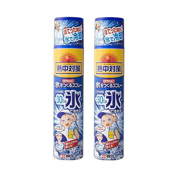 熱中対策 タオルに氷を作るスプレー230ＭＬｘ2 230ミリリットル (x 2)