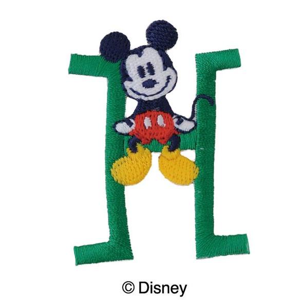 ディズニー ミッキーマウス イニシャルワッペン ｈ 入園 入学 通園 通学 My4001 My308 Ps Fan Yahoo 店 通販 Yahoo ショッピング