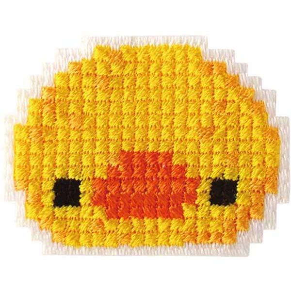 クロスステッチ風な刺繍がかわいい『ひよこ』 : Ps fan Yahoo!店