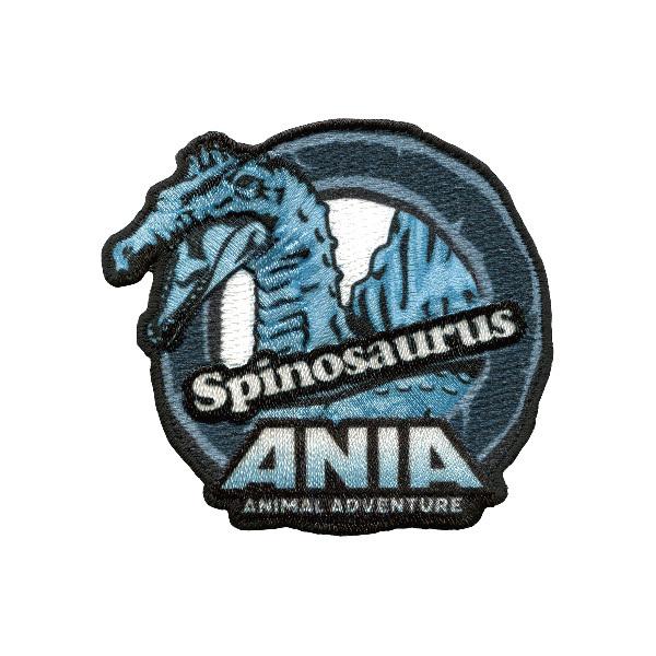 【アニア】 ワッペン  スピノサウルス シールアイロン両用タイプ