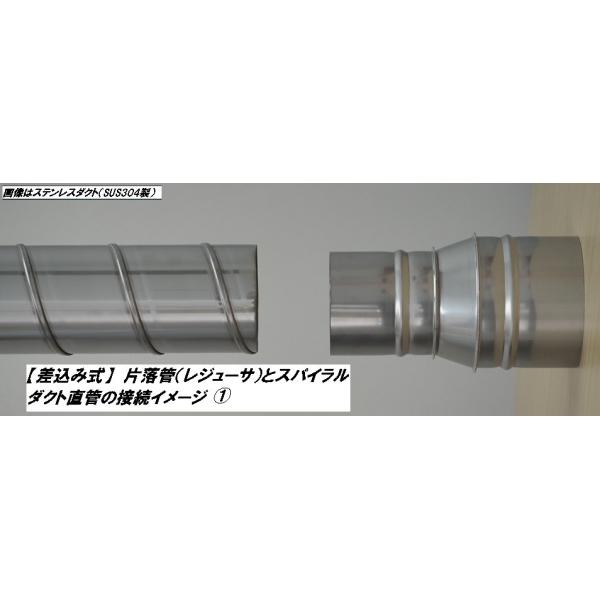ステンレス ダクト 片落 価格 管 ( カタログ レジューサー ) 水回り、配管 φ150×φ125 SUS304