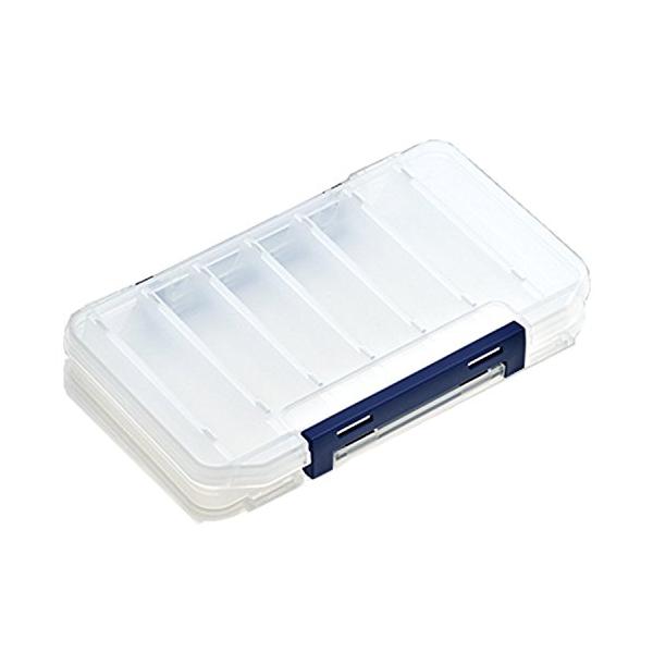 カラー：クリアサイズ：100サイズ:200×126×36mm対面トライアングル構造。画面タイプによりスペースを有効利用。エギのカンナ部・ルアーのトリプルフックを溝に差し込むタイプで、無駄なスペースを解消。水抜けダクト付きで丸洗いOK。スプー...