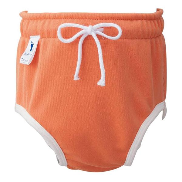 ベビースイミングを始められるお子さまにおすすめのぴったりアンダーパンツです。お子さまの安全性確保や迷子対策として、海やプールで目立つカラーとなっています。立体的なギャザーが足回りにフィットし、とっさのうんち漏れを防止できる仕様です。肌面はや...