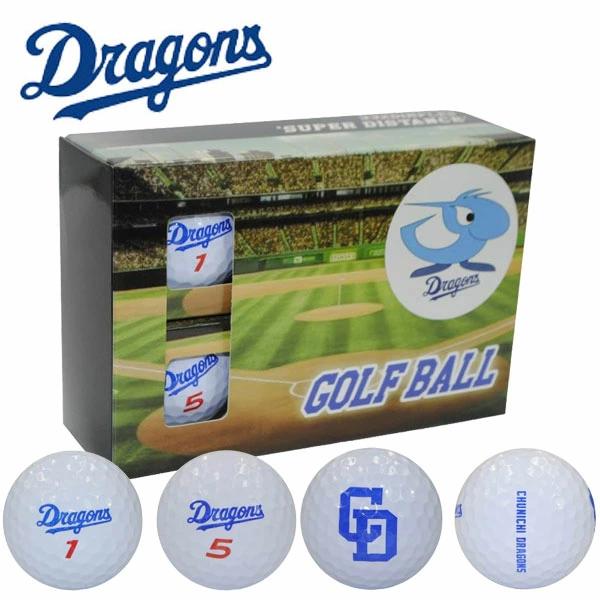 NEW 中日ドラゴンズ ゴルフボール（6個入り）