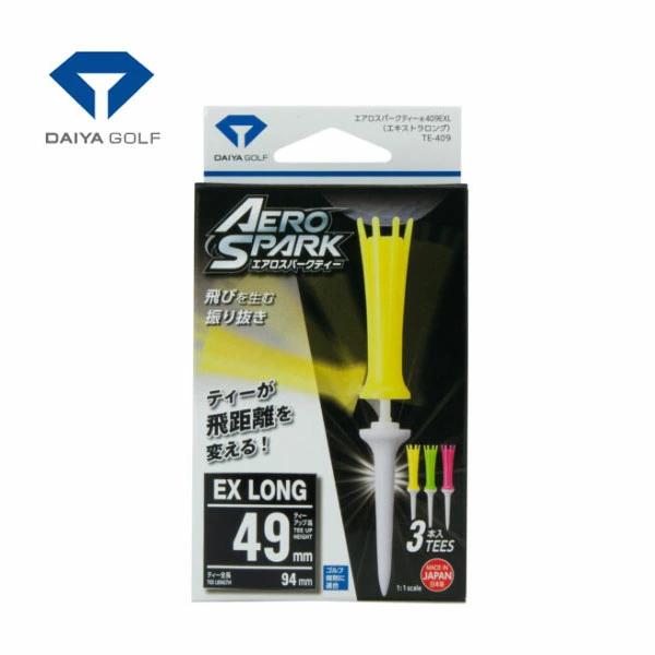 (未使用･未開封品)　ダイヤ(DAIYA) TE-409 エアロスパークティー エキストラロング カラー TE-409 gsx453j ダイヤゴルフ エアロスパークティー エキストラロング カラー TE