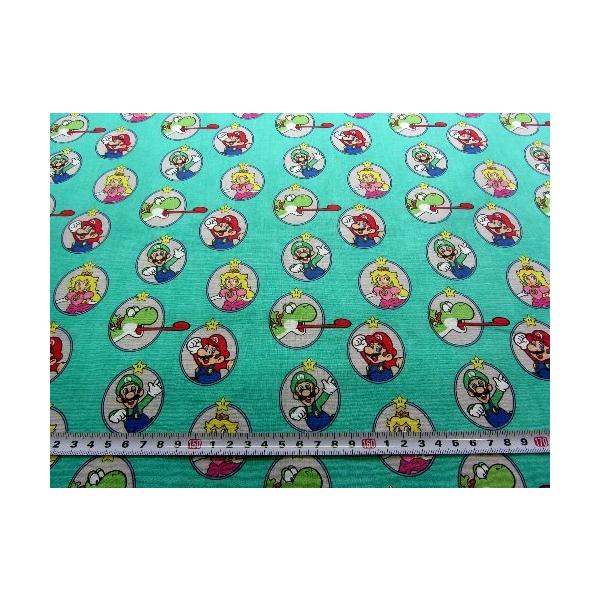 キャラクター アメリカ 輸入 生地 スーパーマリオ グリーン 柄番号２６ シーチング 綿100 生地幅 約108cm Uskk 9259 Buyee Buyee Japanese Proxy Service Buy From Japan Bot Online
