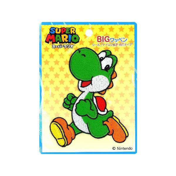 ◇ キャラクター BIGワッペン スーパーマリオ ( ヨッシー ◇ キャラクター BIGワッペン スーパーマリオ ( ヨッシー