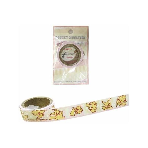キャラクター デコれるネームテープ（ロングタイプ）・ポケットモンスター（ピカチュウ） ING-PFT-001＜アイデア次第で色々使えます！＞キャラクターのワッペンやネームテープを製品に張り付けて販売することは法律上禁止されています。（一般柄...