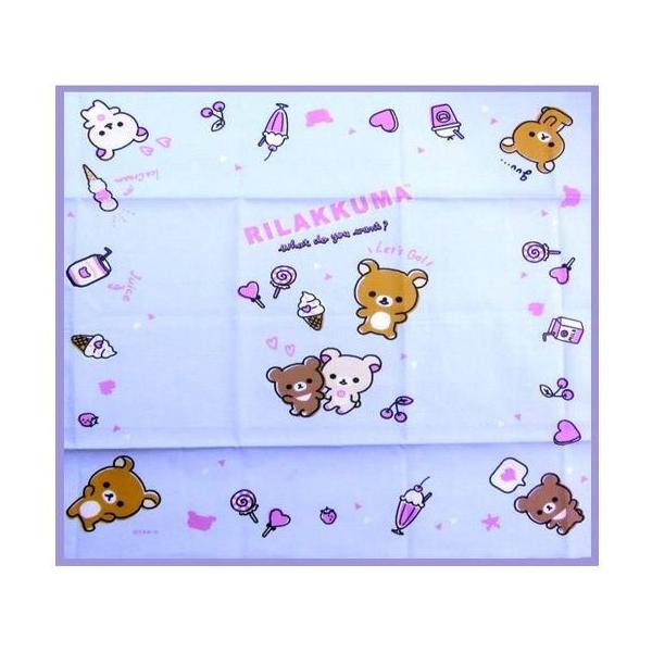 ◇ キャラクター ランチクロス リラックマ （ ブルー系 ) サイズ（ 約