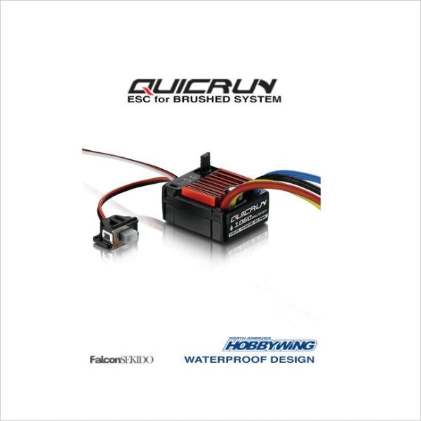 ホビーウィング ブラシモーター用ESC HOBBYWING QuicRUN-WP-1060-Brushed BEC内蔵3A/6V 1/10用(カー用アンプ) /【Buyee】 ホビーウィング ブラシモーター用ESC HOBBYWING QuicRUN-WP-1060-Brushed BEC内蔵3A/6V 1/10用(カー用アンプ) /【Buyee】