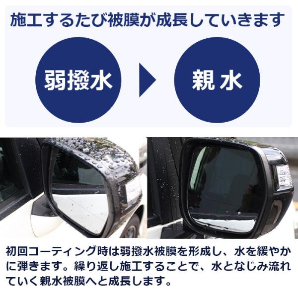 親水 コーティング剤 女性に人気 Side Mirror Shield 超親水 サイドミラーコート 水滴消し 鏡 サイドミラー 窓 スプレー 水滴消しスプレー 洗車 ドアミラー 30ml