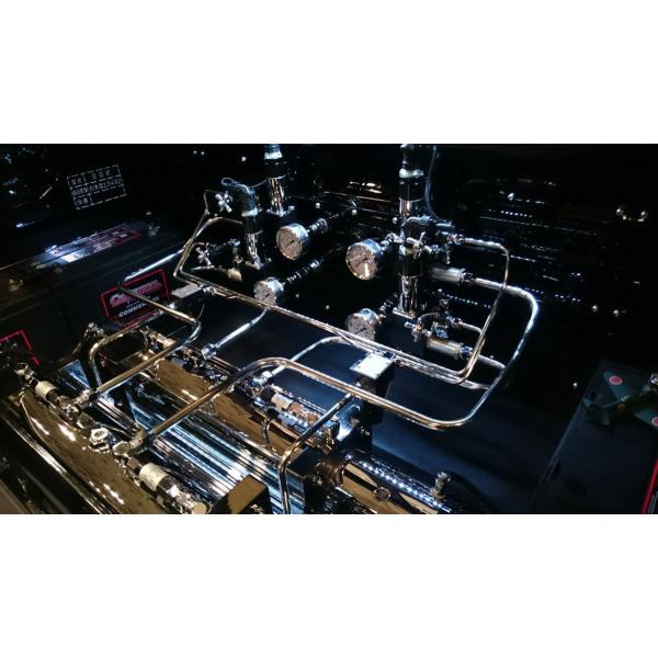 ＃６ チューブナットクローム 9.5ｍｍ フレアパイプ用 ハイドロ パイピング パイプ フィッティング インパラ ローライダー