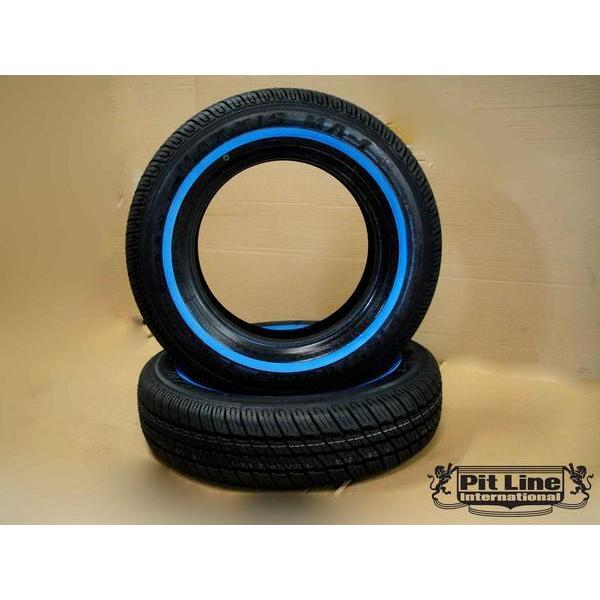 送料安い 2本セット155/80R13 ホワイトリボンタイヤ マキシス/インパラ
