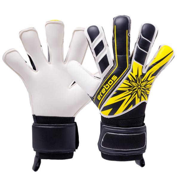 erebos ゼウス エルゴ カドルグリップ エルプション Iキーパーグローブに手を入れて、手のひらを見てほしい。非常に大きくなった感覚がお分かりになるだろう。ゴールキーパーにとってキャッチングの感覚が一番大事だ。そのためにはキャッチング精...