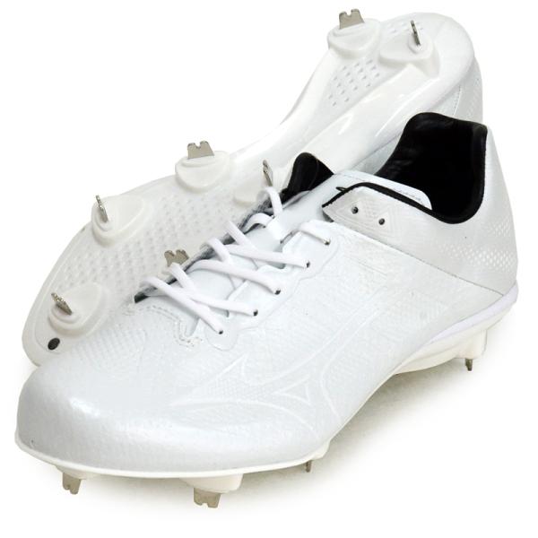 ミズノ MIZUNO  グローバルエリート ライトレボエリート2 ワイド  野球 金具 スパイク 白 シューズ 軽量  24AW (11GM241601) MIZUNO（ミズノ） グローバルエリート ライトレボエリート2 ワイド