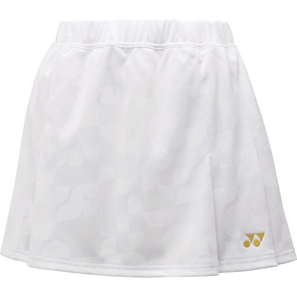 YONEX （ヨネックス） テニス スラックス・スカート ウィメンズスカート 【ホワイト】 26174 011 スラックス・スカート スカート レディース 女性用 ホワイト 白 25SS {NP} YONEX（ヨネックス） ウィメンズスカート テニス スラックス・スカート