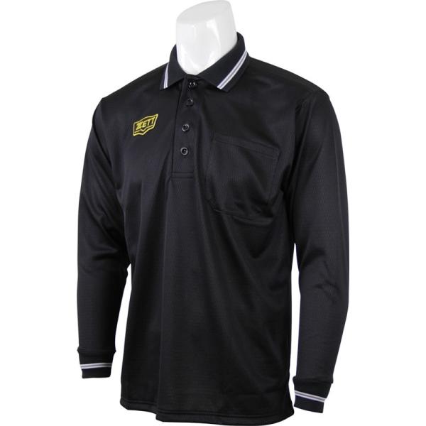 zett(ゼット) ナガソデボーイズアンパイアシャツ 野球ソフトシンパンウェア (bpu54bl-1900) ゼット（ZETT） ナガソデボーイズアンパイアシャツ 野球ソフトシンパン