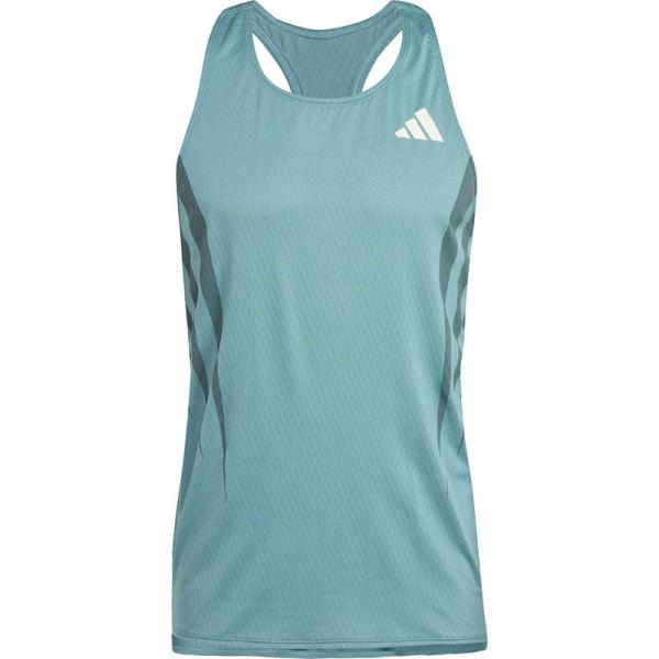 adidas アディダス Adizero アーカイブ ランニングシングレット 陸上・ランニング ノーカットスリーブメンズ kqz56-jv9307