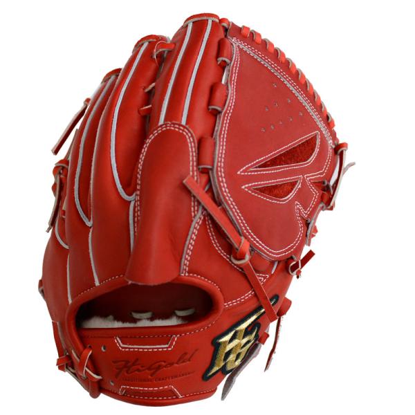 ハイゴールド HI-GOLD 硬式用オーダーグラブ 己極 投手用 グラブ袋付き