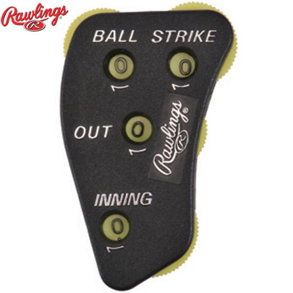 Rawlings インジケーターストライク・ボール・アウト・イニングがカウントできるインジケーター。■材質：ABS樹脂 ■生産国：台湾
