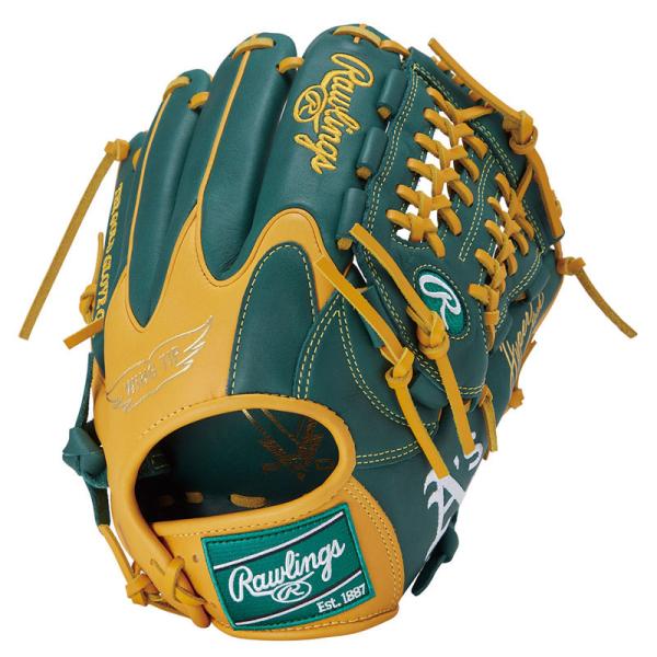 Rawlings ローリングス 軟式 ハイパーテック MLB N55W OAK GR5HTMN55W-OAK 一般軟式グラブ Rawlings（ローリングス） 軟式 ハイパーテック MLB N55W OAK 軟式用